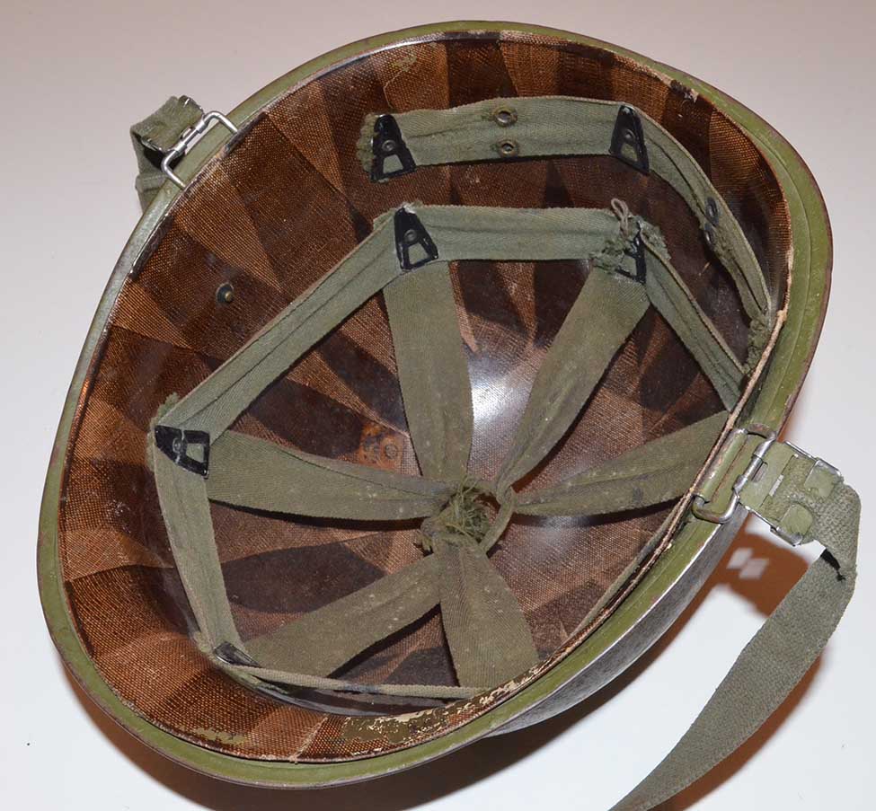 Vintage WWII US Army M1 Combat Helmet w/ Liner & Strap eBay