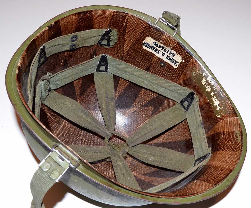 Vintage WWII US Army M1 Combat Helmet w/ Liner & Strap eBay