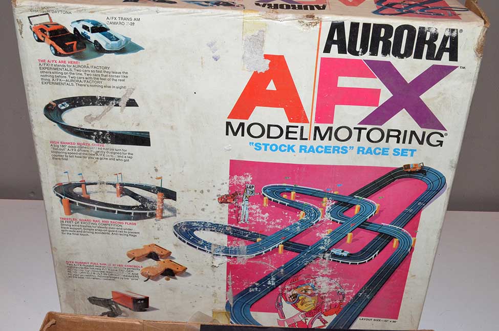 Vintage Aurora AFX Model Motoring Stock Racers HO Race Set 4 Slot