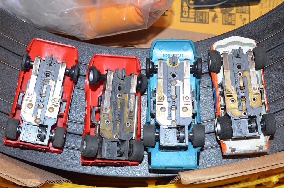 Vintage Aurora AFX Model Motoring Stock Racers HO Race Set 4 Slot