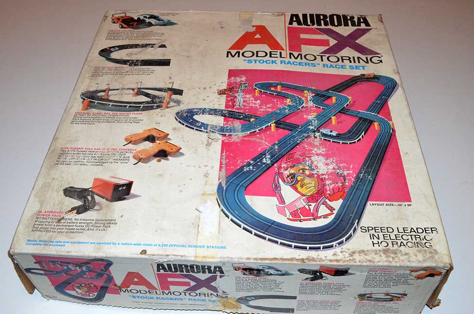 Vintage Aurora AFX Model Motoring Stock Racers HO Race Set 4 Slot