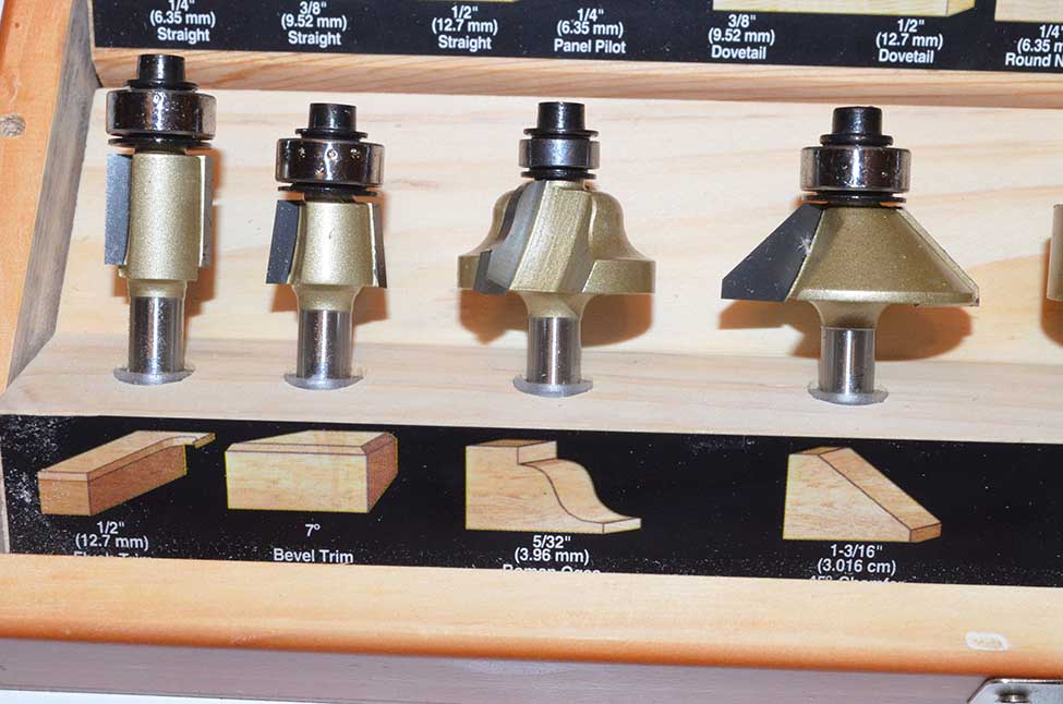 NEW Worksmith ProSeries 20 Piece Router Bit Set in Wood Box eBay