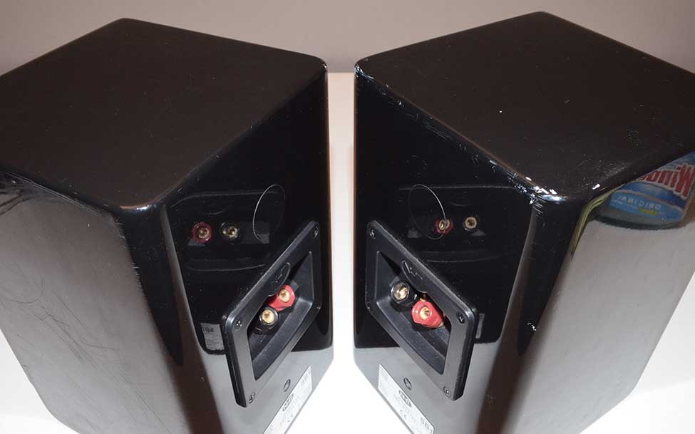 Pair NHT SB1 Premium Audio Loudspeaker Bookshelf Black Gloss Speakers