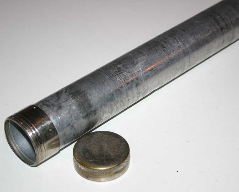 Vintage Aluminum Fly Rod Tube Case Carrier 37.5" eBay