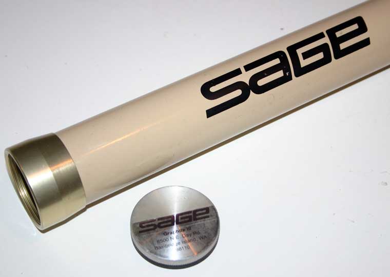 Sage Aluminum Fly Rod Tube Case Carrier 56" Fly Fishing eBay